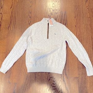 Boys half zip sweater vineyard vines